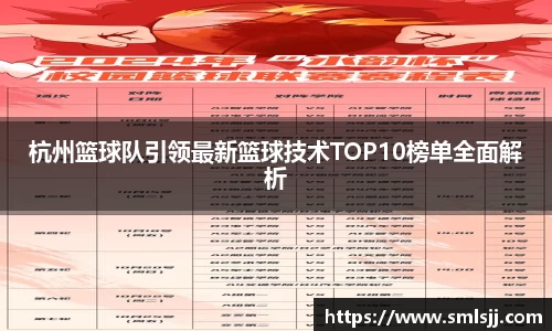 杭州篮球队引领最新篮球技术TOP10榜单全面解析