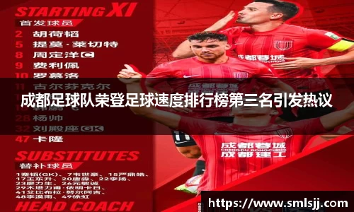 成都足球队荣登足球速度排行榜第三名引发热议